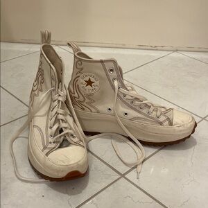 Converse Women's High-Top Sneakers - Off-White
